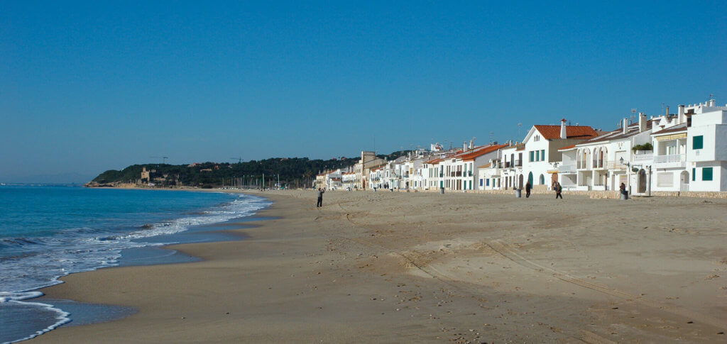 La playa Altafulla se encuentra en el municipio de Altafulla