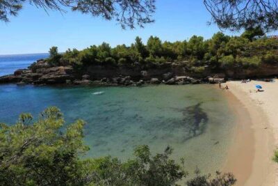 La playa Playa de Calafat se encuentra en el municipio de L'Ametlla de Mar