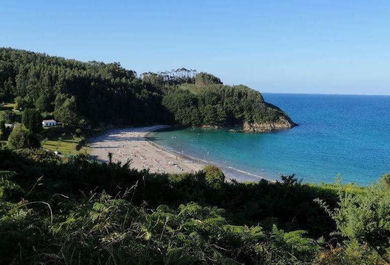 La playa Fornos se encuentra en el municipio de Cariño, perteneciente a la provincia de A Coruña y a la comunidad autónoma de Galicia