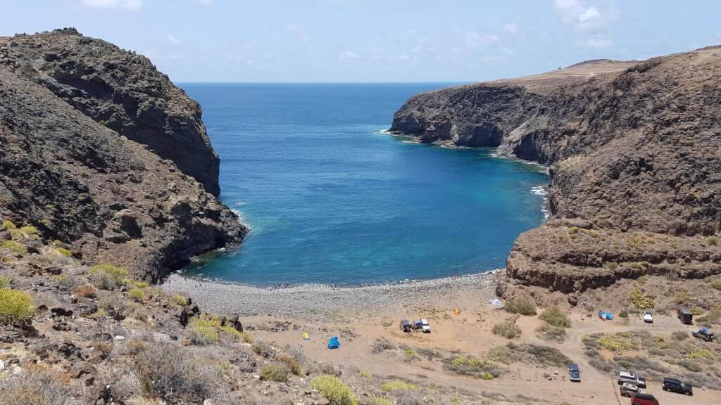 La playa Juncal / Playa del Puertito se encuentra en el municipio de Gáldar