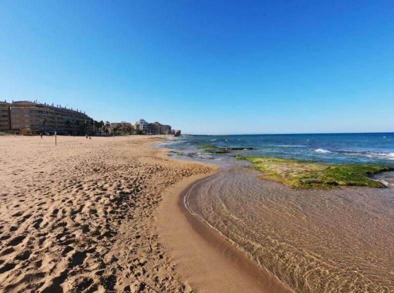 La playa La Mata se encuentra en el municipio de Torrevieja, perteneciente a la provincia de Alicante y a la comunidad autónoma de Comunidad Valenciana