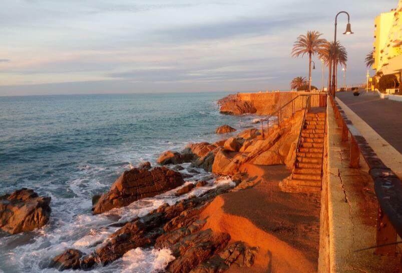 La playa Les Escaletes se encuentra en el municipio de Sant Pol de Mar