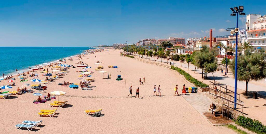 La playa Malgrat Centre se encuentra en el municipio de Malgrat de Mar, perteneciente a la provincia de Barcelona y a la comunidad autónoma de Cataluña