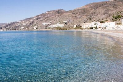 La playa Melicena se encuentra en el municipio de Sorvilán