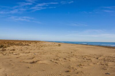 La playa Migjorn se encuentra en el municipio de Sant Jaume d'Enveja