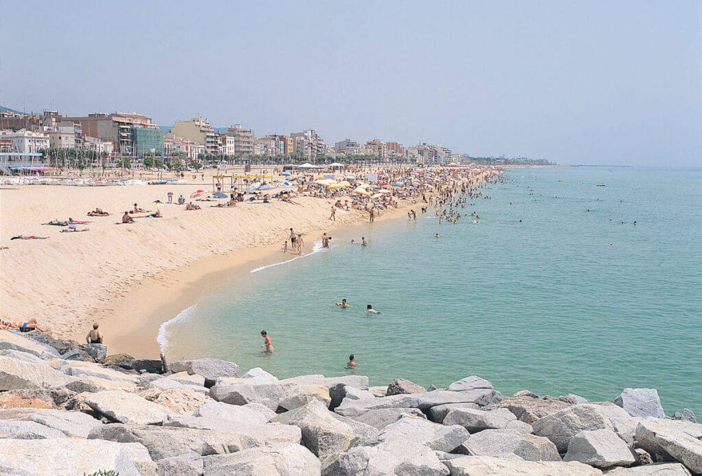 La playa Ocata se encuentra en el municipio de El Masnou