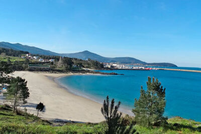 La playa Ornanda / Gaviotas / A Ornanda se encuentra en el municipio de Porto do Son