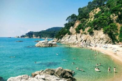 La playa Sa Boadella se encuentra en el municipio de Lloret de Mar