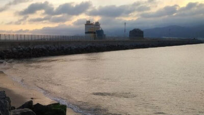 La playa San Amaro se encuentra en el municipio de Ceuta