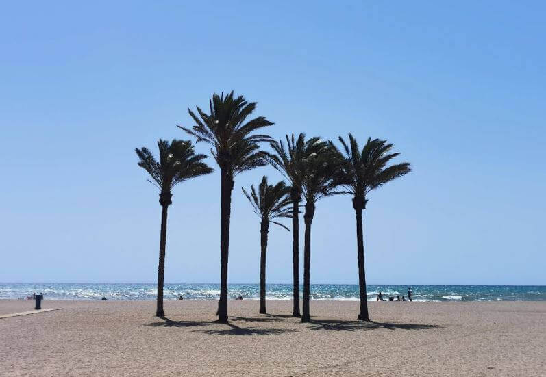 La playa Playa Serena se encuentra en el municipio de Roquetas de Mar
