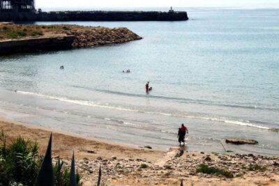 La playa Vallcarca se encuentra en el municipio de Sitges