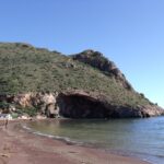 Playa El Gorguel en Cartagena