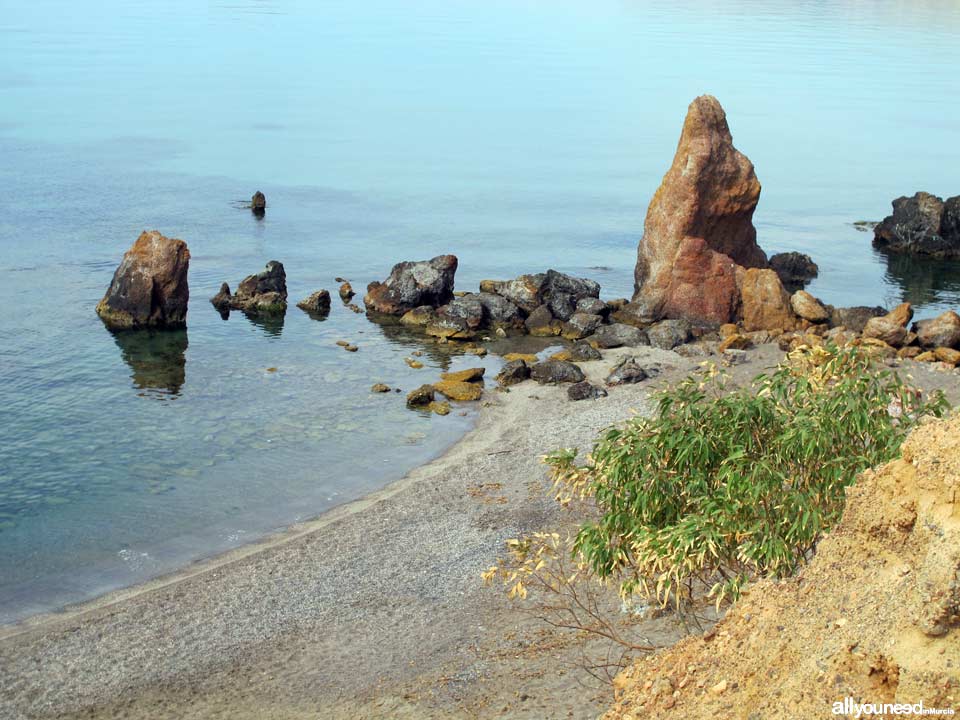 playa piedra mala en mazarron