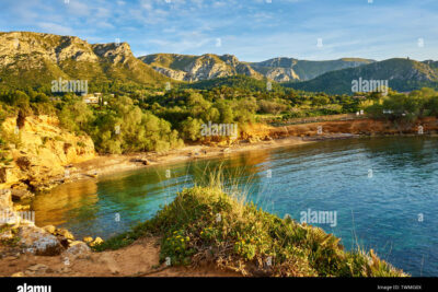 playa calo des cans en art
