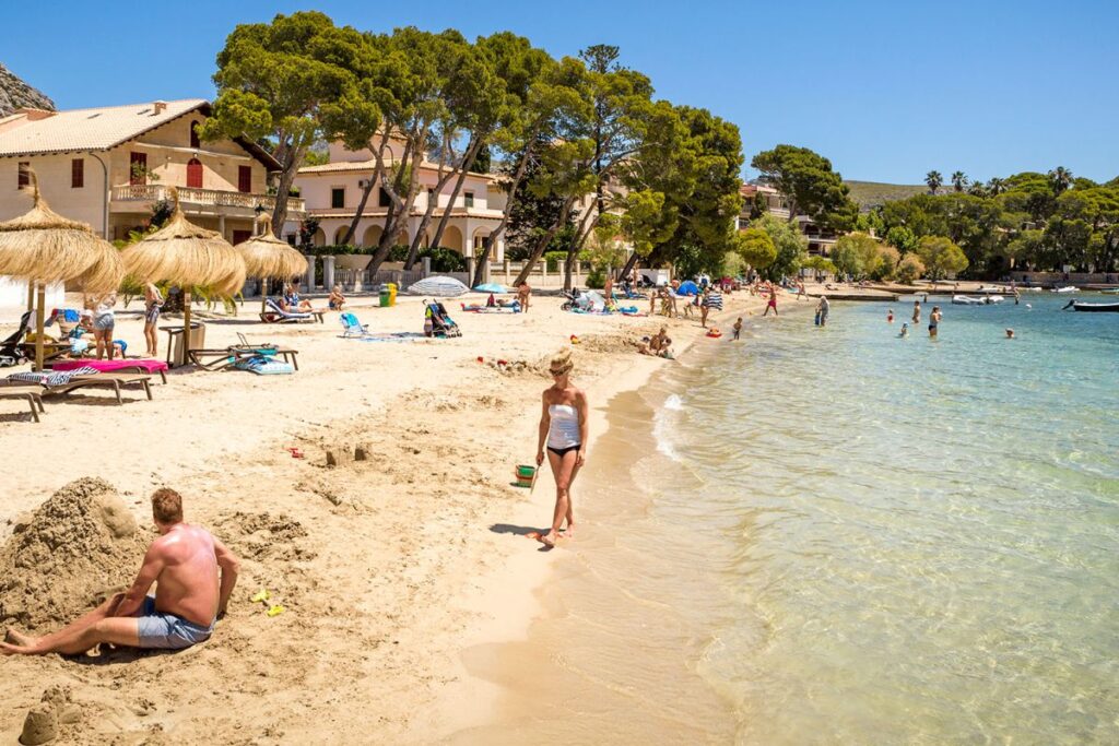 Playa Del Albercuix En Pollença 1 playa del albercuix en pollenca