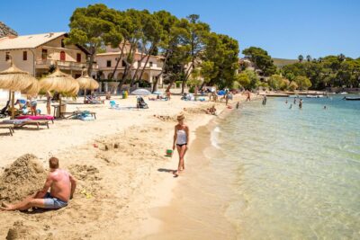 playa del albercuix en pollenca