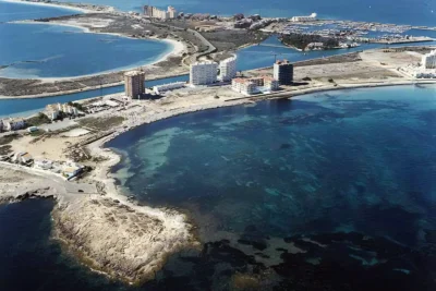playa ensenada del esparto en san javier