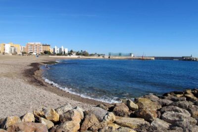 playa la casica verde en aguilas