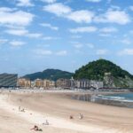Playa La Zurriola en San Sebastián