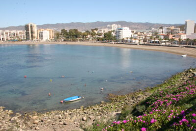 playa las delicias en aguilas