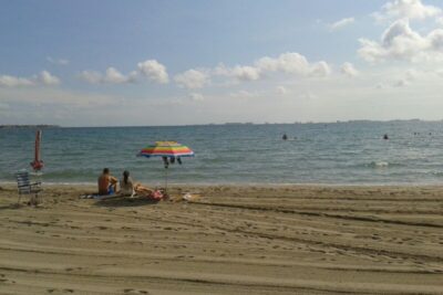 playa manzanares en los alcazares