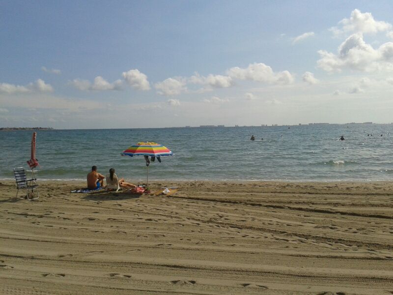 playa manzanares en los alcazares
