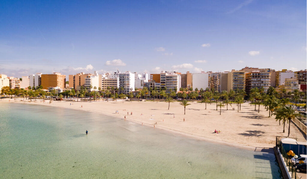 playa el arenal de llucmajor