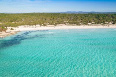 playa ses covetes en campos mallorca